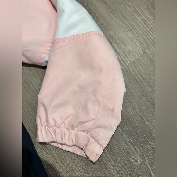 Abercrombie & Fitch Girls Size 9 10 Lined Windbreaker Jacket Blue Pink - Picture 7 of 14
